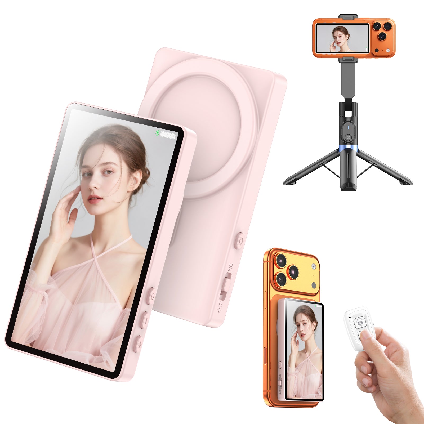 Vamvo Selfie Monitor Screen (Pink)