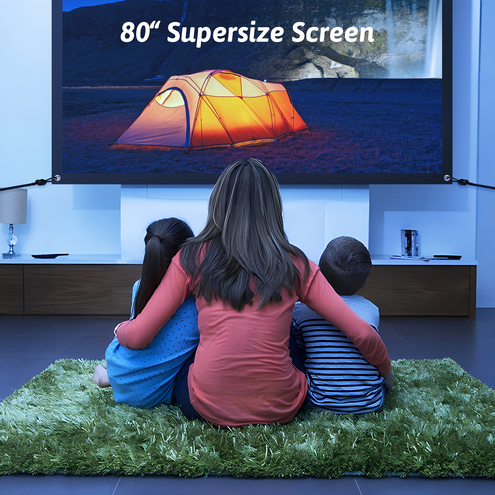 Projector Screen 80 Inch Wall hanging
