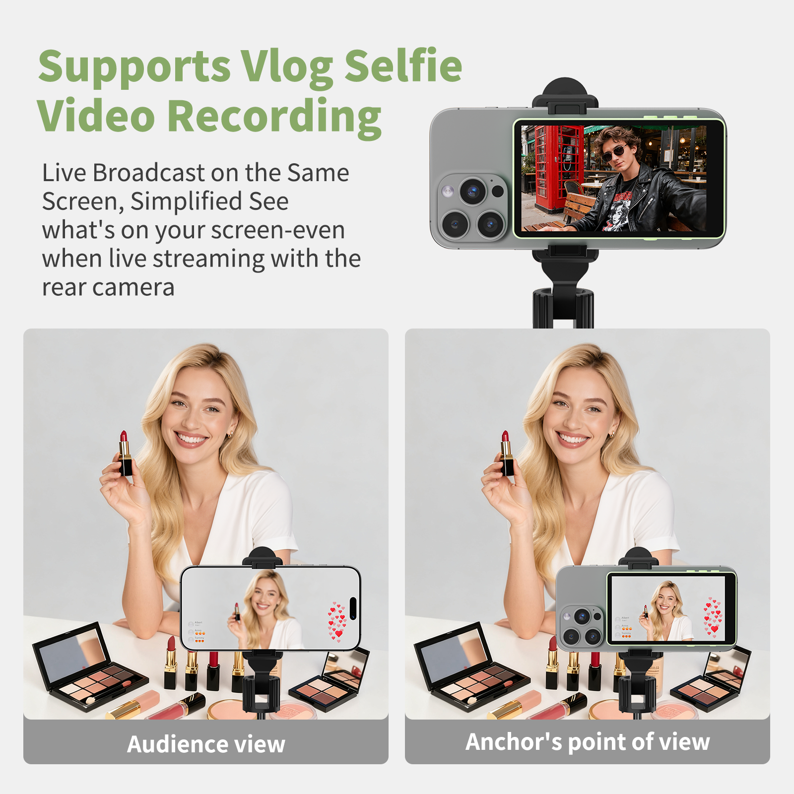 Vamvo Selfie Monitor Screen (Green)