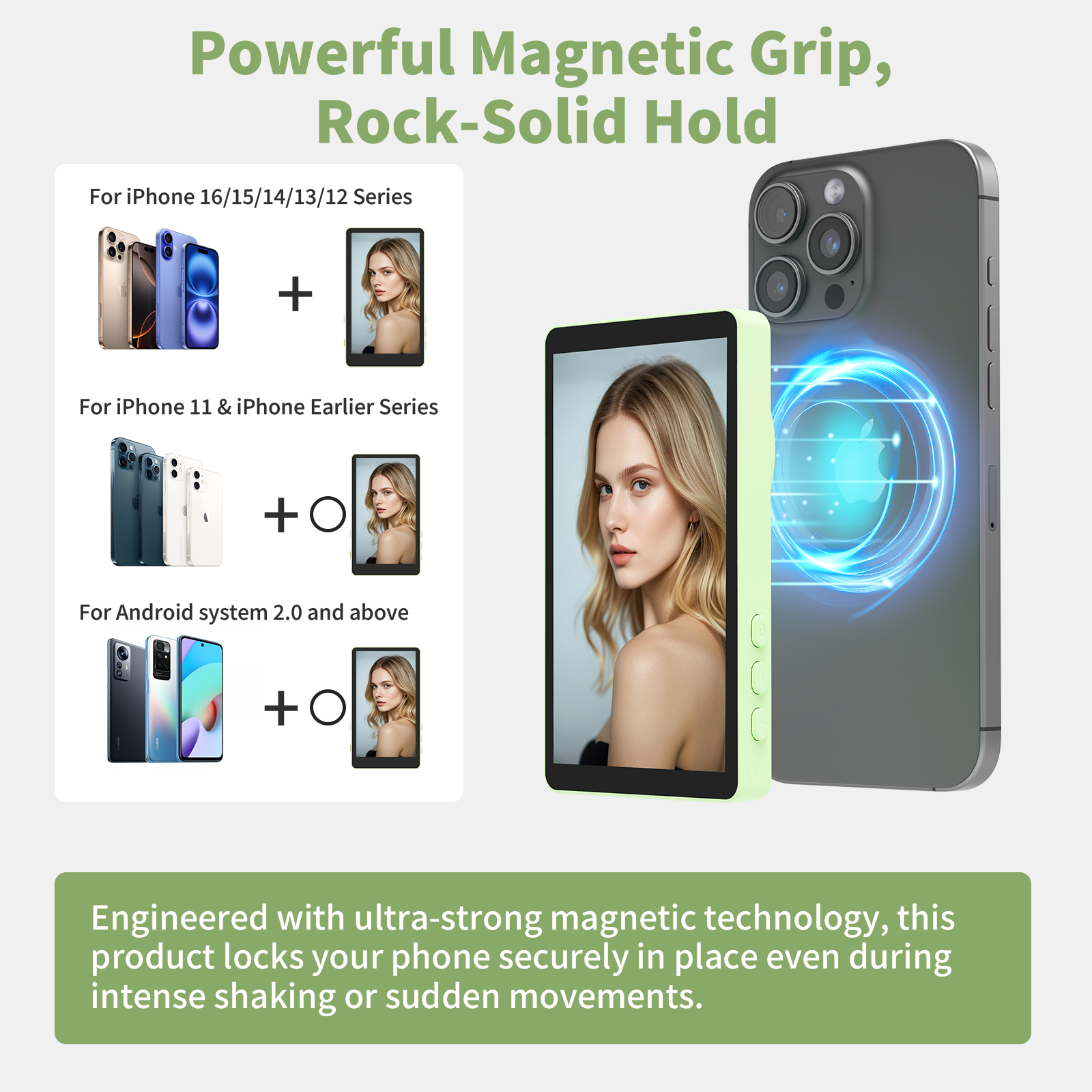 Vamvo Selfie Monitor Screen (Green)