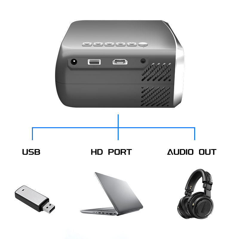 Projector VF370 1280*720P 2000lumens(200Ansi)