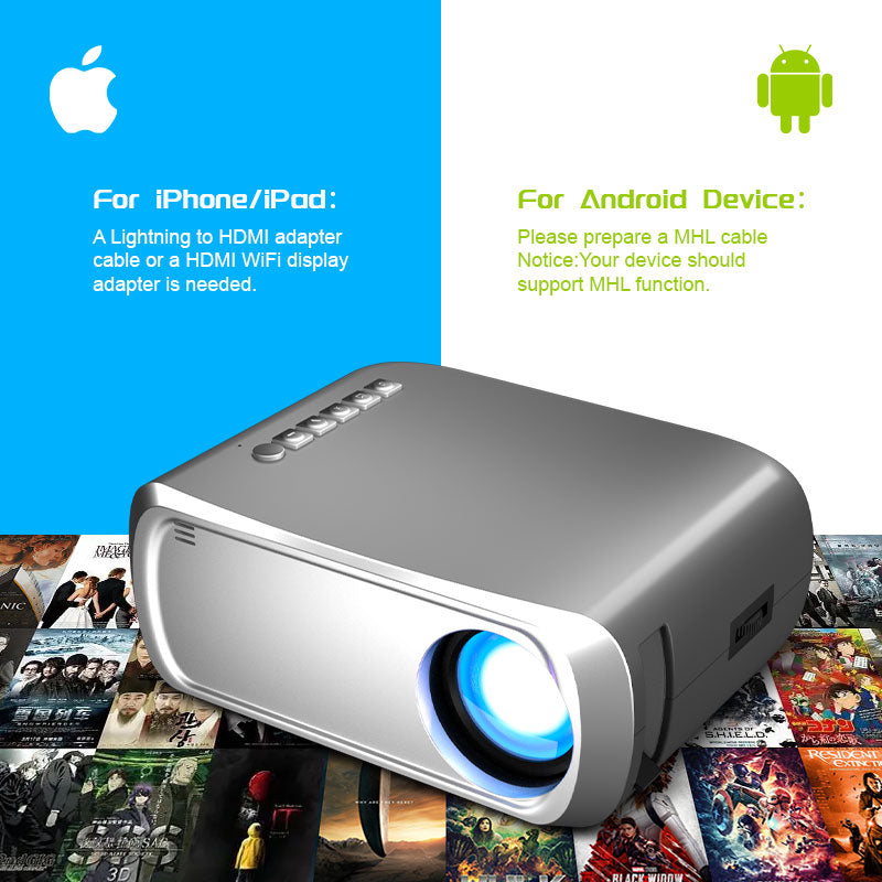 Projector VF370 1280*720P 2000lumens(200Ansi)