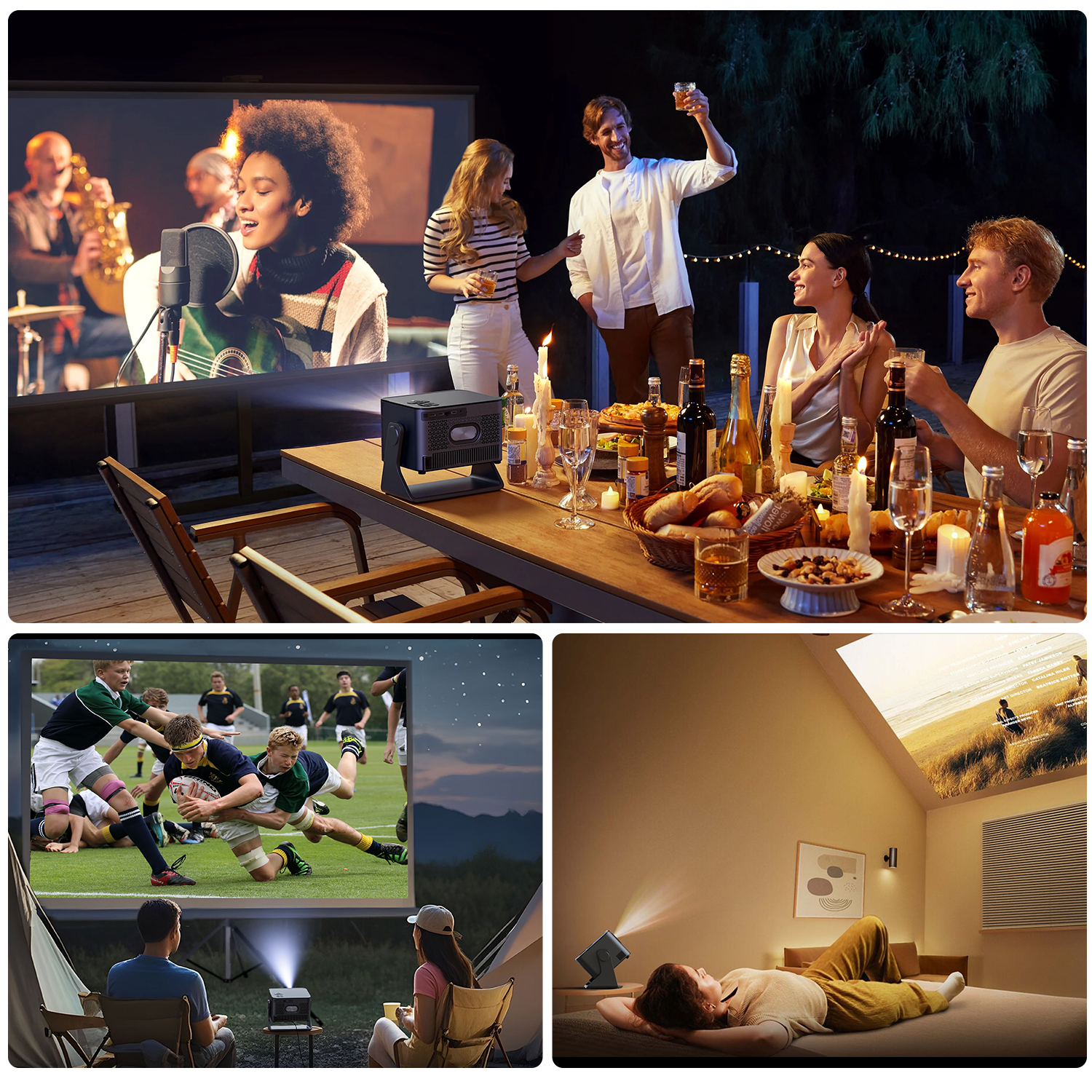 VAMVO Y2 - FIRST RELEASE OF GOOGLE TV 5.0 PROJECTOR