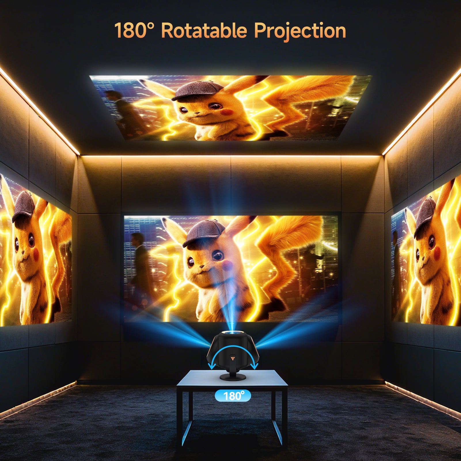 Projector VF211 1280*720P 1500lumens(120Ansi)