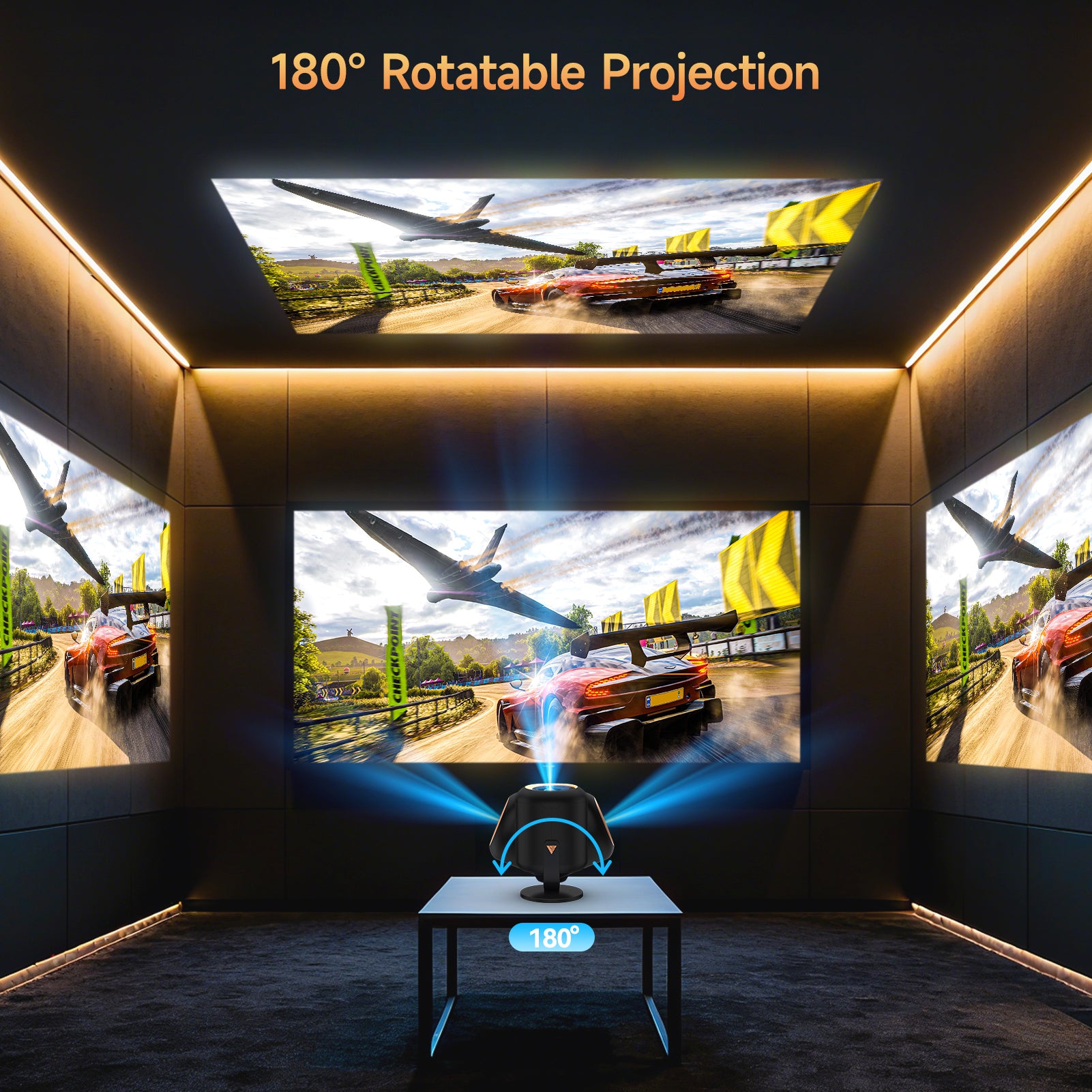 Projector VF211 1280*720P 1500lumens(120Ansi)
