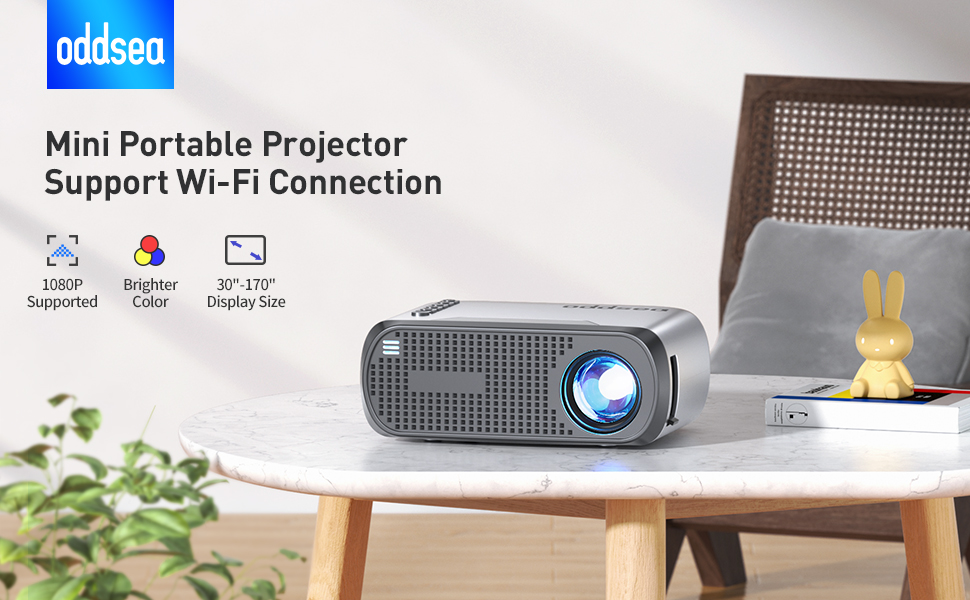 Projector VF240   800*480P  1000lumens(40Ansi)