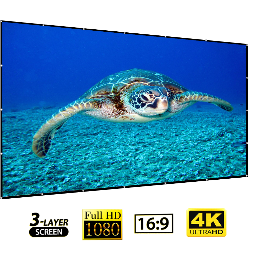 Projector Screen 120-Inch Wall hanging