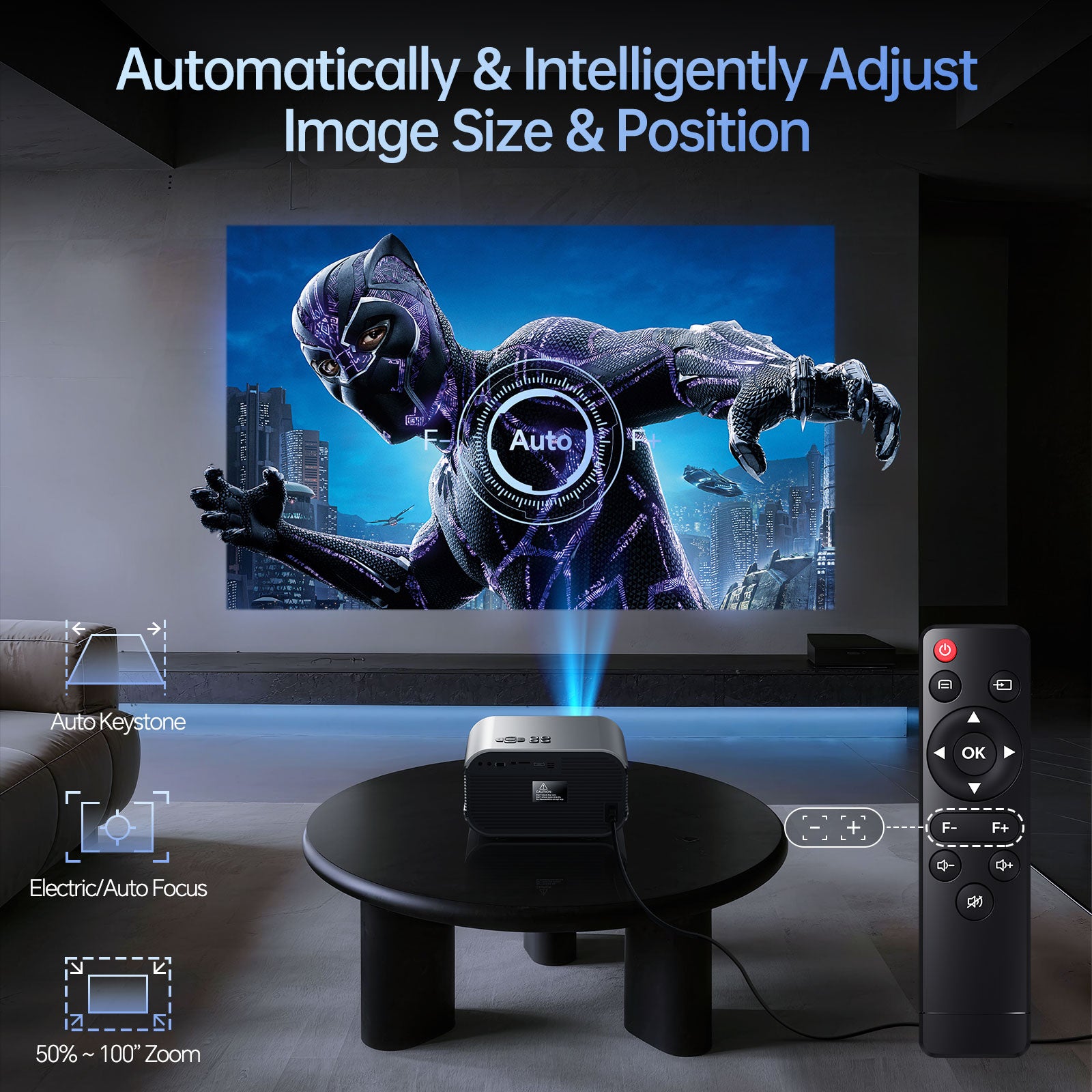 Projector VF340 1920*1080P 3600lumens(360Ansi)