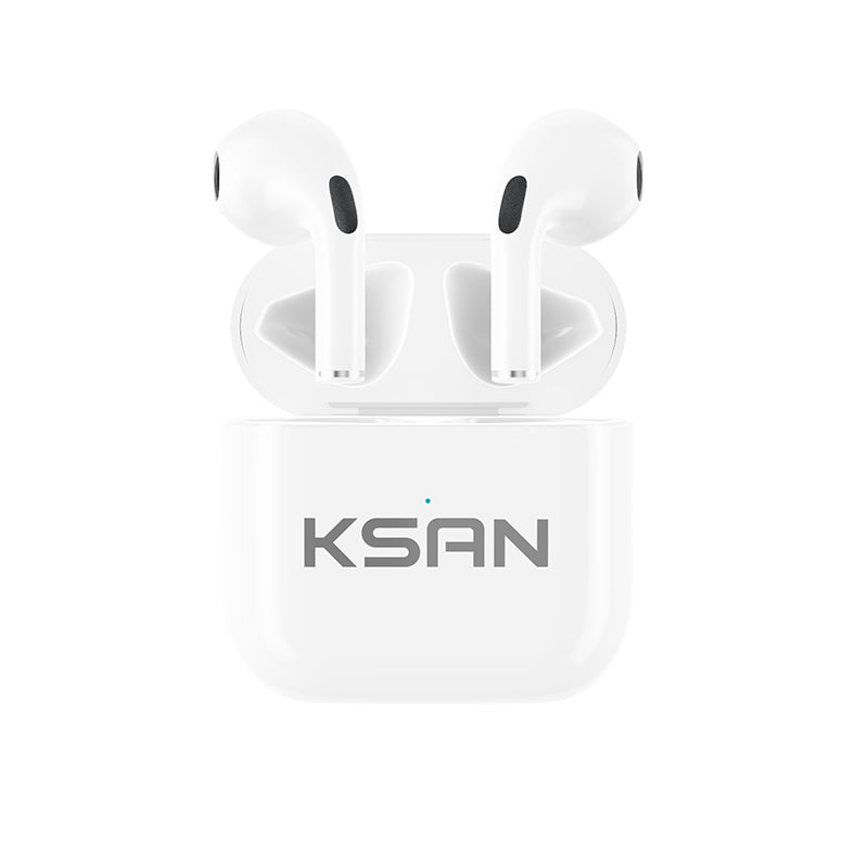 KSAN Wireless Earbuds,Bluetooth 5.3 Headphones in Ear with Charging Case,ENC Noise Cancelling Mic,HiFi Stereo Sound,IPX8 Waterproof Earphones,36H Playtime,Touch Control Wireless Headphones for iOS Android
