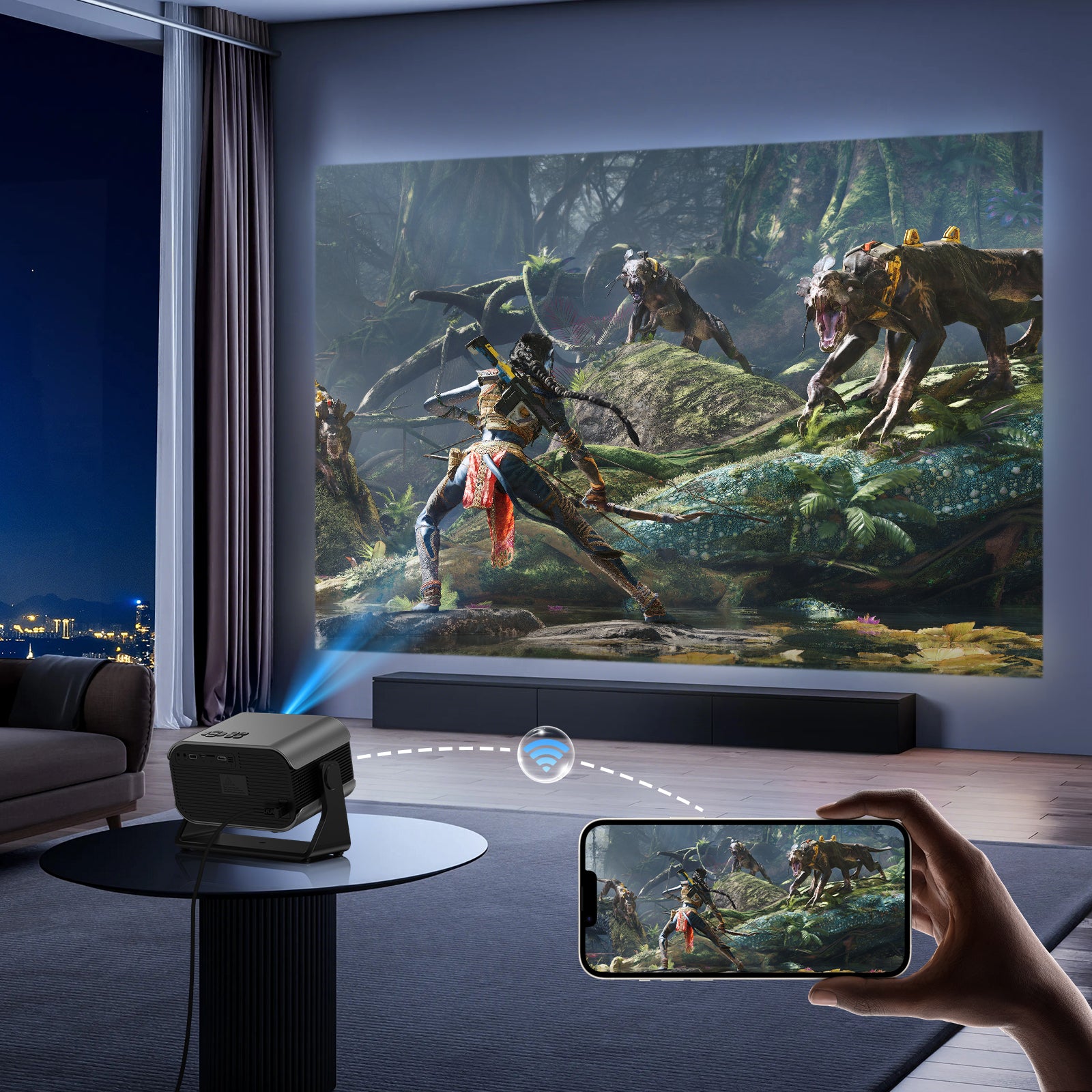 VAMVO VF340 - GOOGLE TV 5.0 PROJECTOR