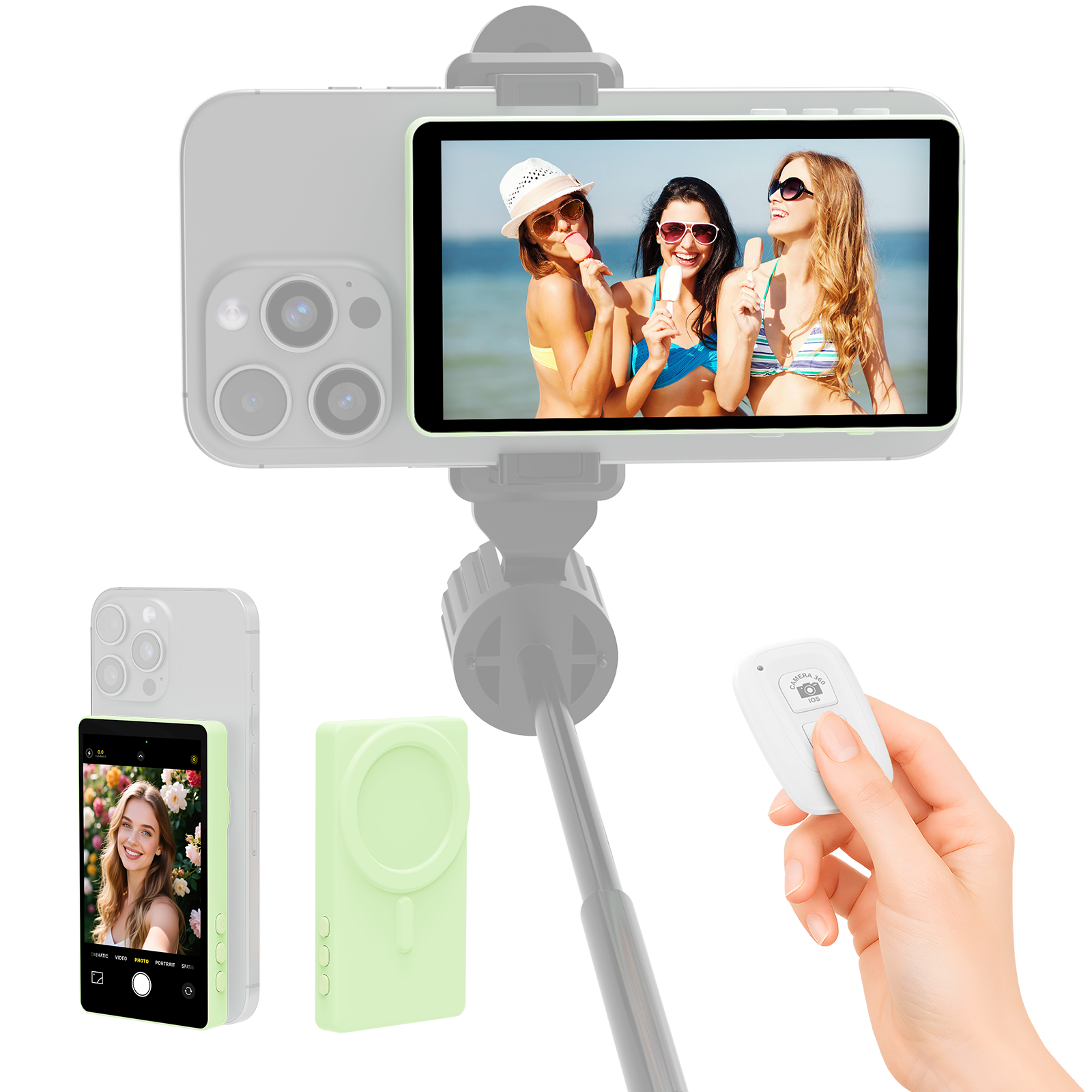 Vamvo Selfie Monitor Screen (Green)