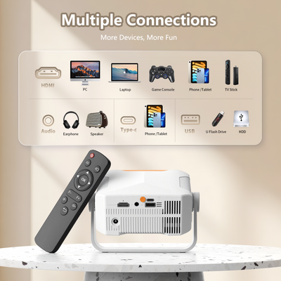 Projector VF250 1280*720P 1500lumens(120Ansi)