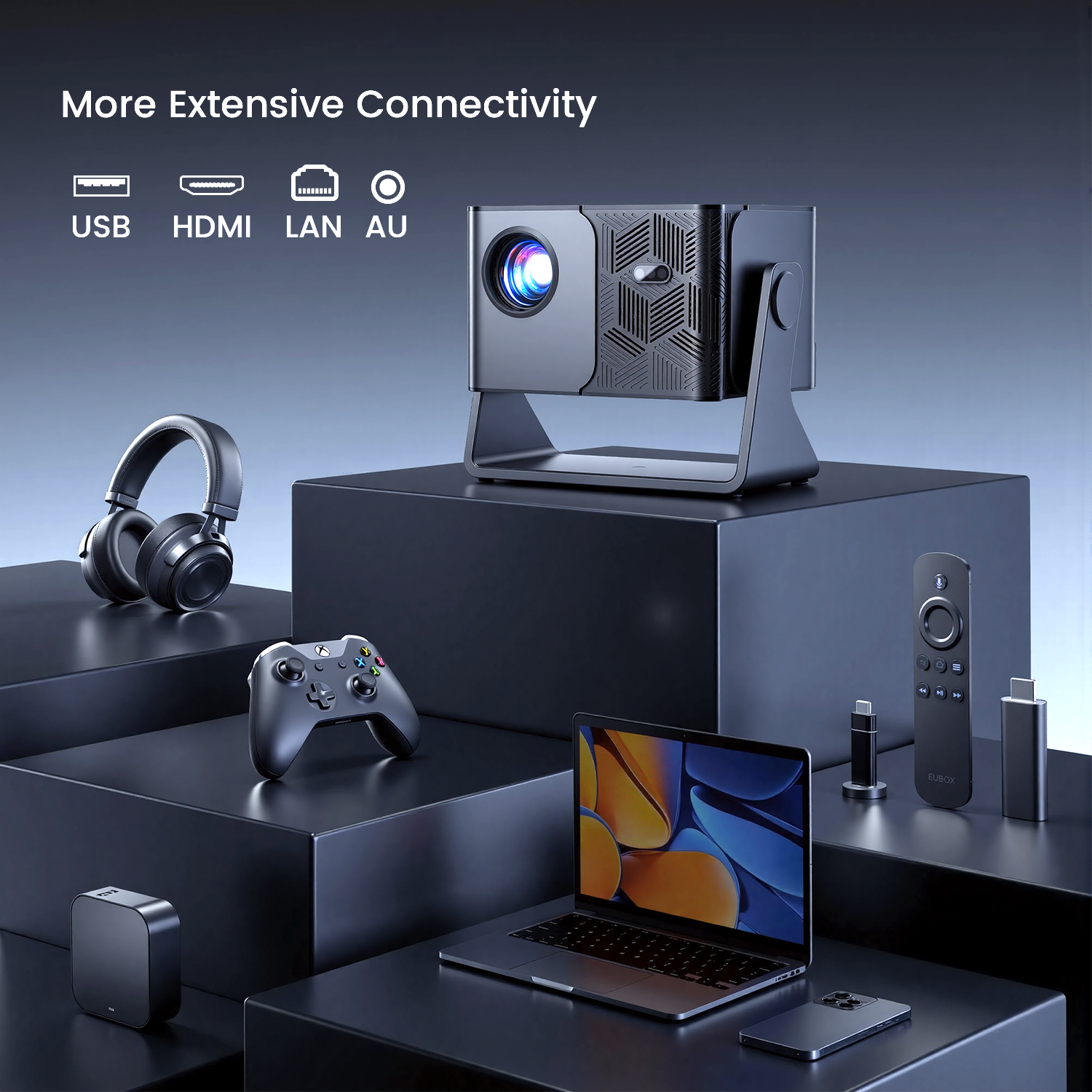 VAMVO Y2 - FIRST RELEASE OF GOOGLE TV 5.0 PROJECTOR