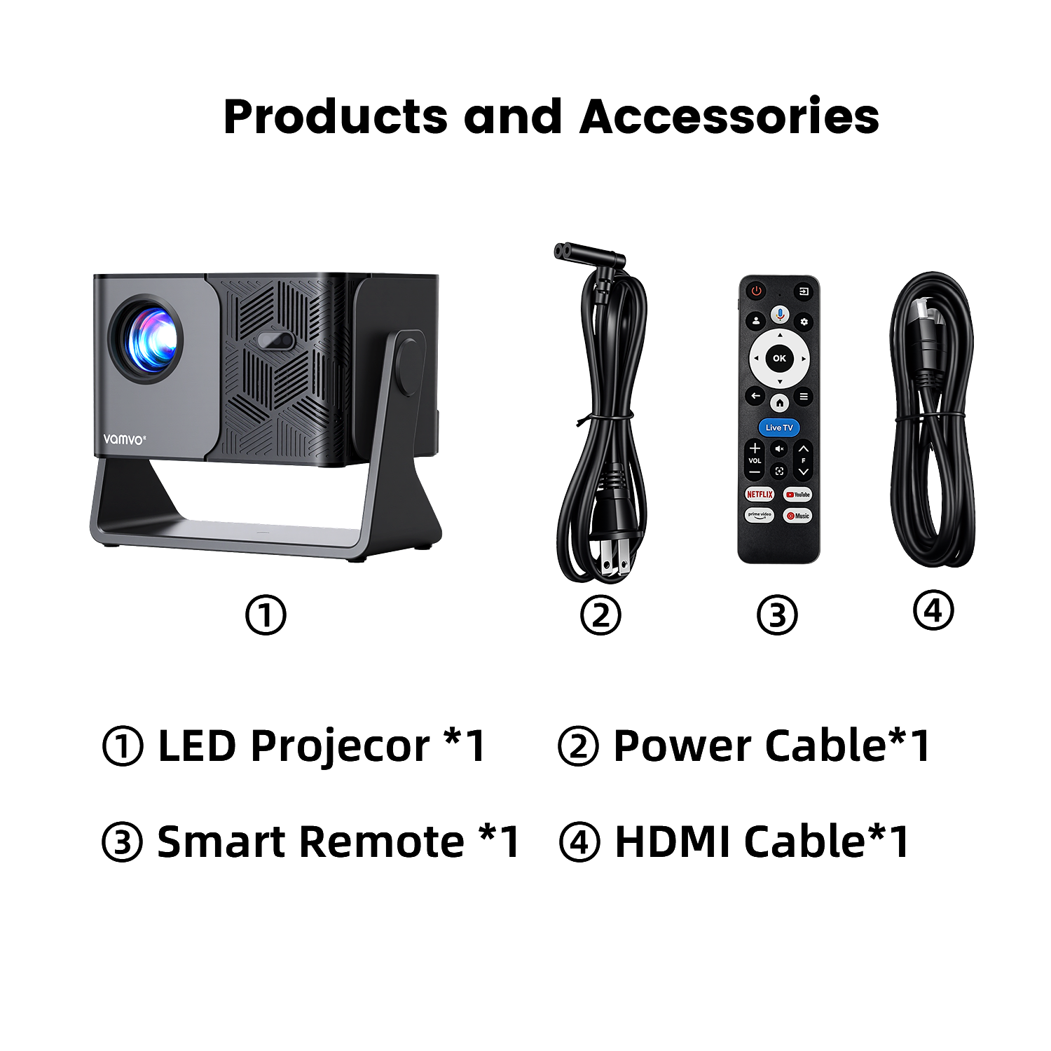 VAMVO Y2 - FIRST RELEASE OF GOOGLE TV 5.0 PROJECTOR