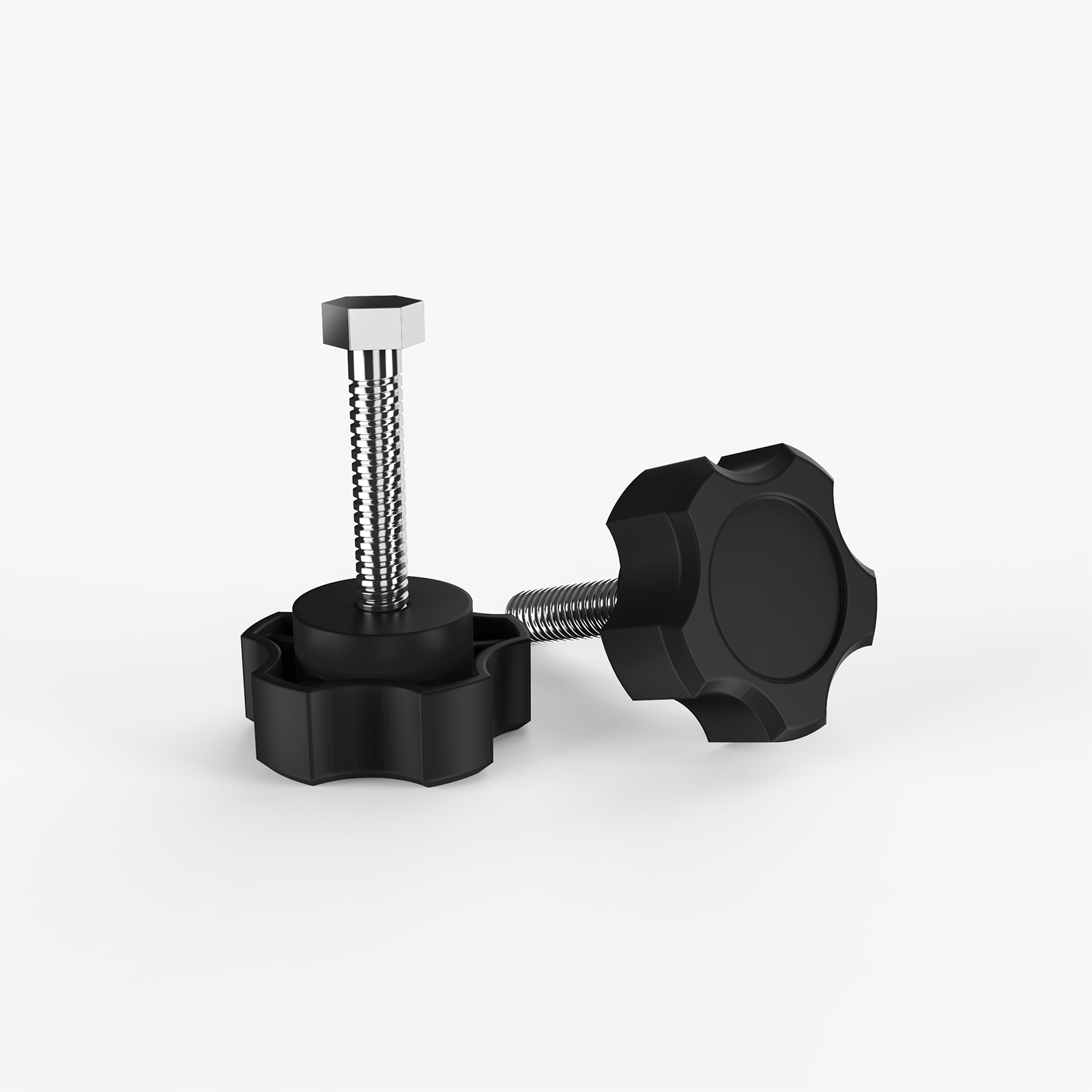 Plum Blossom Plastic Mounting Parts for Curtain
