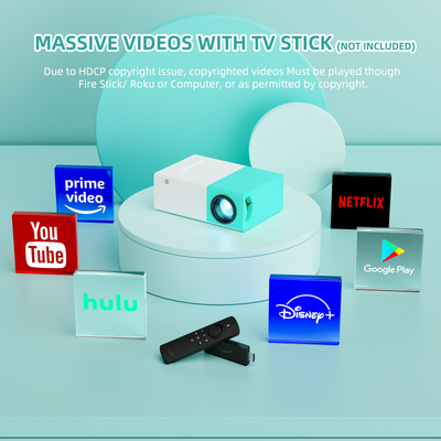 Projector VF300 1280*720P 2000lumens(200Ansi) (Green)