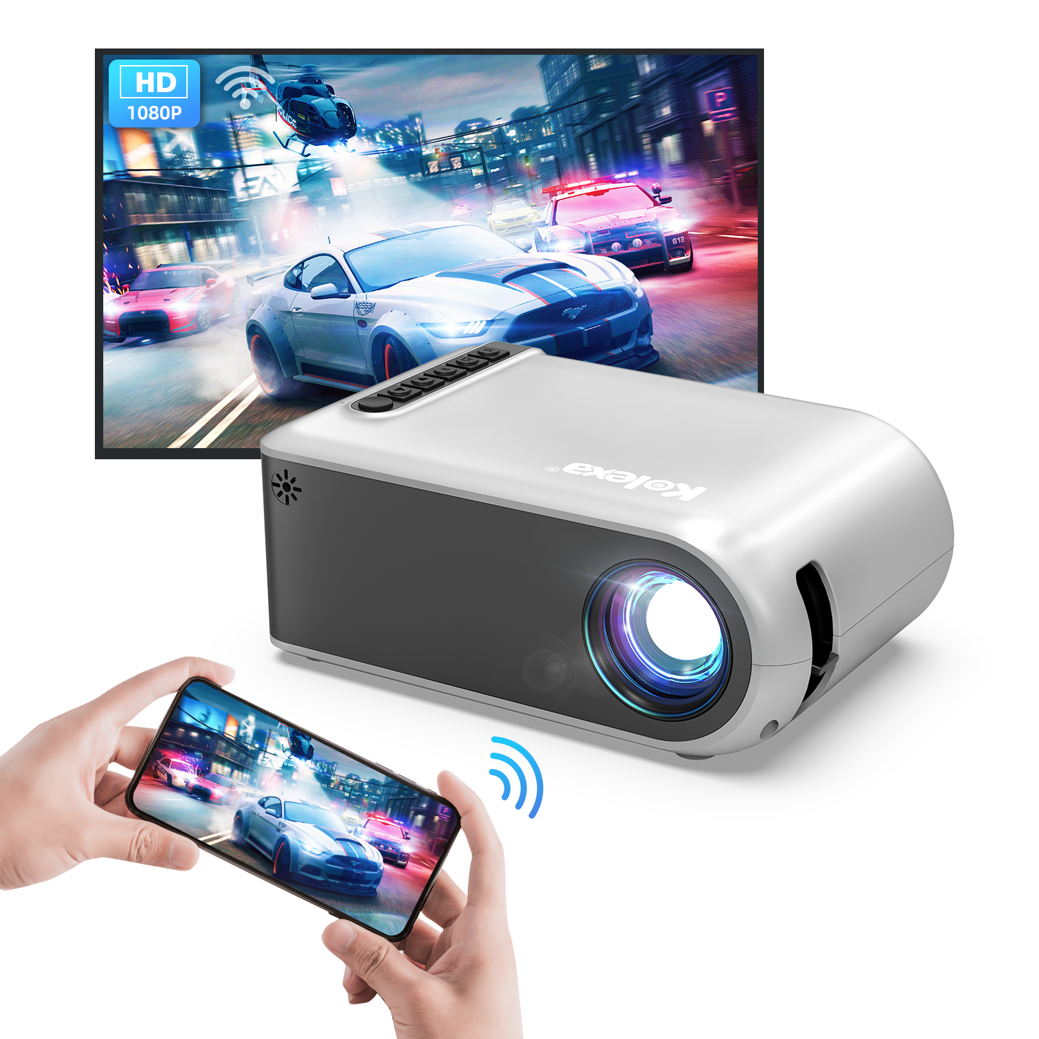 Projector VF210   800*480P 1000lumens(40Ansi)