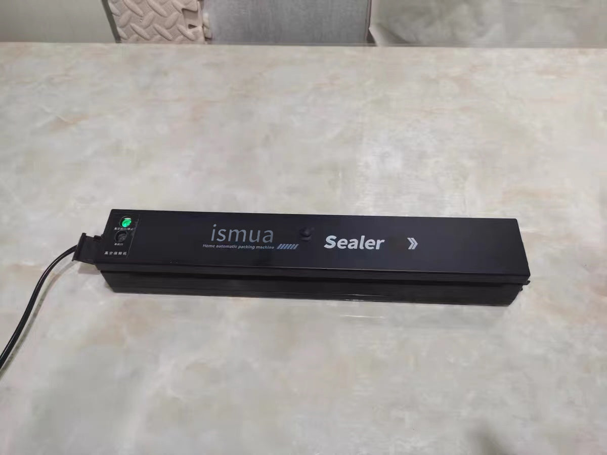 ismua Vacuum Sealer Machine, 85kPa Pro Vacuum Food Sealer, 8-in-1 Easy Presets, 4 Food Mods, Dry Moist Soft Delicate with Starter Kit, Compact Design
